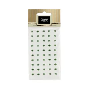 Kryształki samoprzylepne 5mm jasnozielony (50) - Pasmanteria - miniaturka - grafika 1