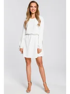 Sukienki - made of emotion Sukienka w kolorze białym - miniaturka - grafika 1