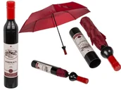 Parasole - PARASOLKA butelka wina PARASOL BORDO SKŁADANY - miniaturka - grafika 1