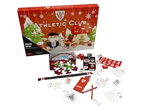 CyP Brands-Athletic Club, kalendarz adwentowy, kalendarze, prezenty, Boże Narodzenie, kolor czerwony, oficjalny produkt - Ozdoby bożonarodzeniowe - miniaturka - grafika 1
