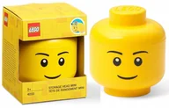 Klocki - 4033 - LEGO Pojemnik w kształcie głowy jasnożółtej minifigurki chłopca 0,36L - miniaturka - grafika 1