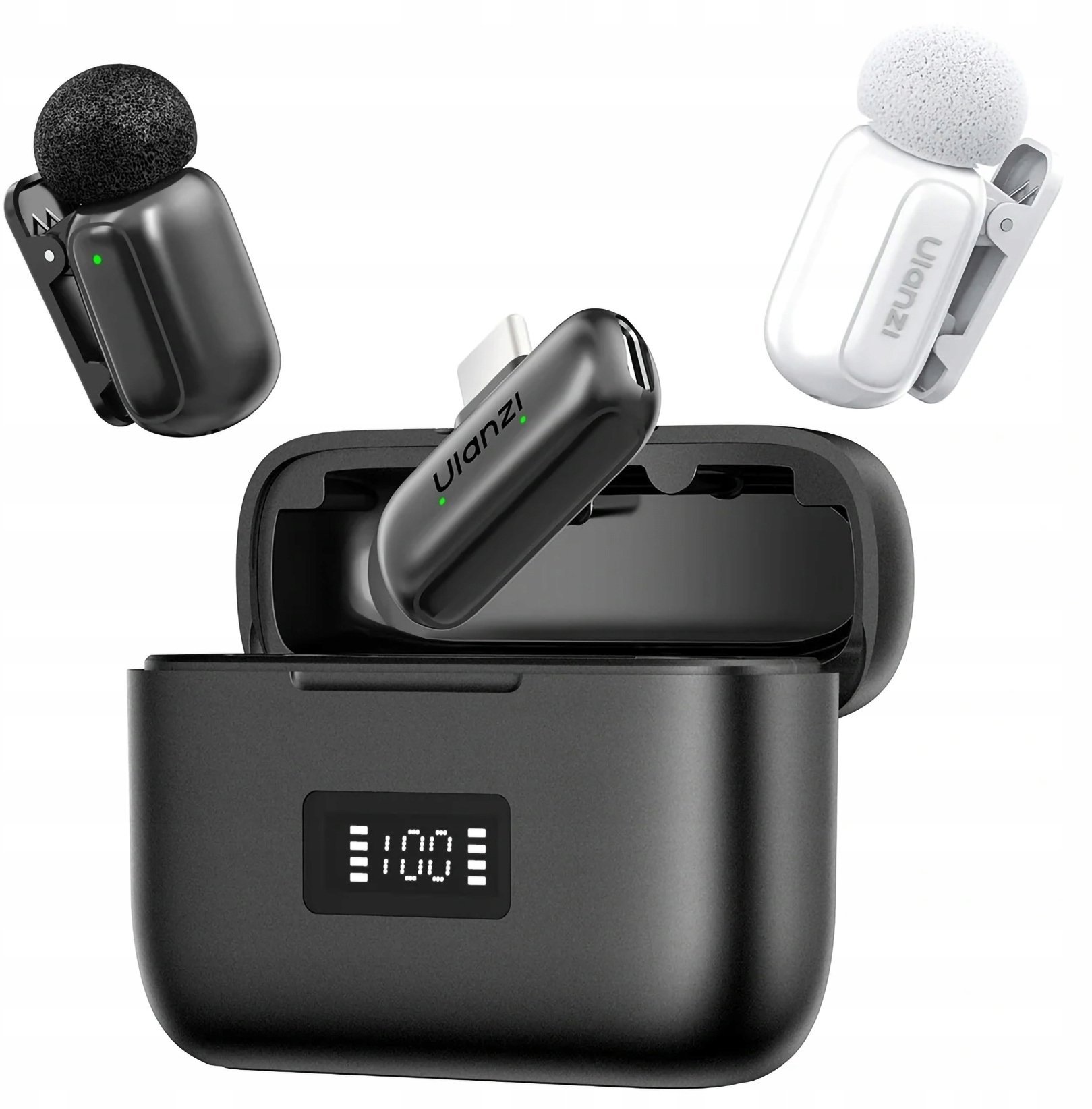 2x Bezprzewodowy Mikrofon 100m Do Telefonu Na Usb Type-c Usb-c Ulanzi / A200 / Sku: A048 SB11306