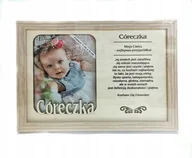 Ramki na zdjęcia - Ramka zdjęcie CÓRECZKA urodziny narodziny chrzest - miniaturka - grafika 1