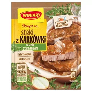 Winiary Pomysł na... Steki z karkówki w sosie z tymiankiem 40 g - Majonezy i dressingi - miniaturka - grafika 1