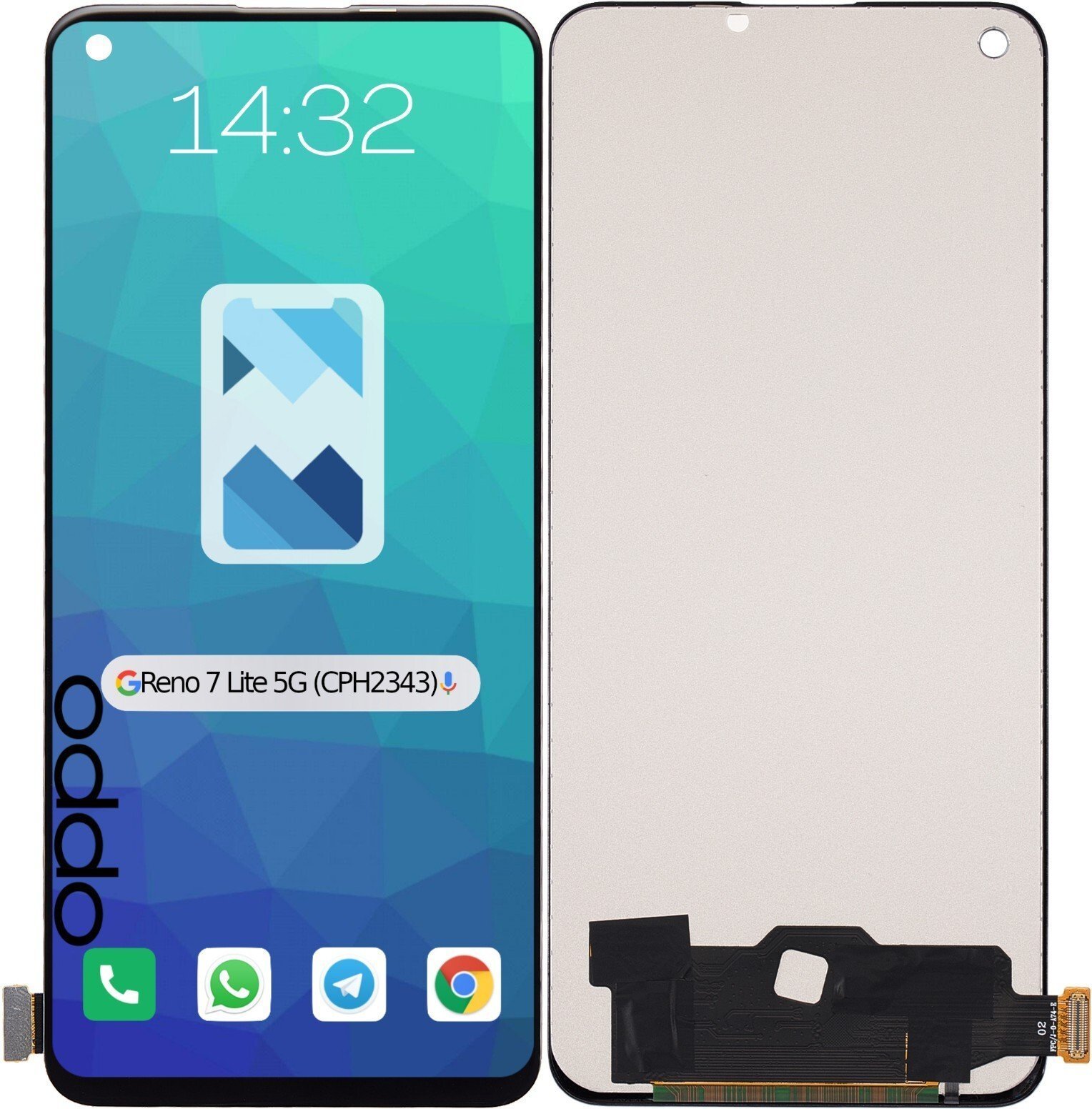 Wyświetlacz LCD Ekran Szybka do Oppo Reno 7 Lite 5G CPH2343 INCELL