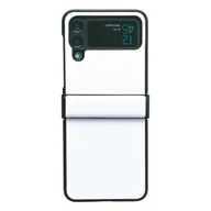 Etui i futerały do telefonów - Pokrowiec König Design kompatybilny z Samsung Galaxy Z Flip4 5G - plastikowe, miękkie etui na telefon - biały - miniaturka - grafika 1
