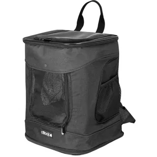 Plecak Torba Transportowa Dla Psa Kota Czarny - Sprzęt podróżny i transportery dla psów - miniaturka - grafika 1
