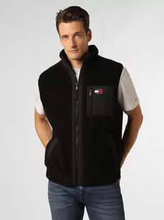 Tommy Jeans - Męska kamizelka, czarny - Kamizelki męskie - miniaturka - grafika 1