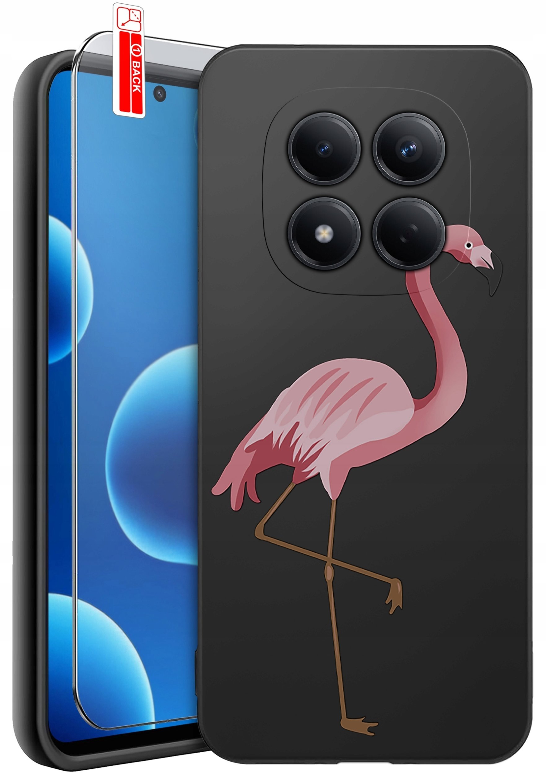 krainaGSM Etui Do Xiaomi Redmi Note 15 Pro 5G Wzory Silikonowe Matt Case + Szkło