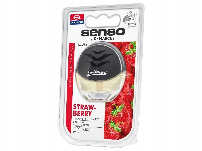 DR MARCUS zapach zwieszka Senso Luxury Strawberry odświeżacz samochodowy
