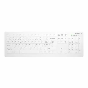 CHERRY AK-C8112 klawiatura Medyczna RF Wireless QWERTZ Swiss Biały AK-C8112-FUS-W/CH - Klawiatury - miniaturka - grafika 1