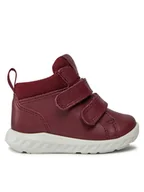 Buty dla dziewczynek - ECCO Trzewiki Sp 1 Lite 72417159223 Bordowy - miniaturka - grafika 1