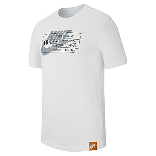 Nike Męski T-shirt M Nsw Tee Story biały XL