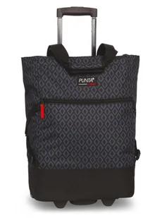 Torba na kółkach / wózek Punta Wheel Print - dark grey/black - Torby i wózki na zakupy - miniaturka - grafika 1