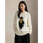 Swetry damskie - POLO RALPH LAUREN Sweter | Loose fit - miniaturka - grafika 1