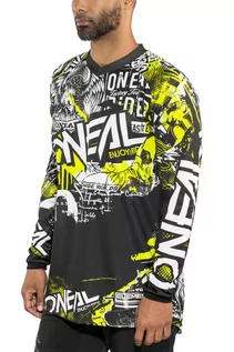 Koszulki rowerowe - O'Neal element Attack MX Motocross Jersey koszulka T-shirt Enduro Offroad terenu Quad Cross dorośli, 0008, żółty, l 0008-804 - grafika 1