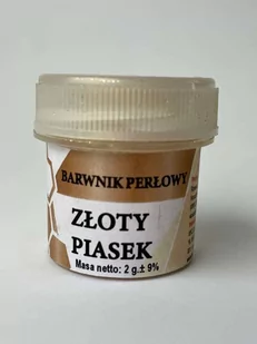 Barwnik perłowy ”Złoty piasek” 2 g - Dodatki do ciast w proszku - miniaturka - grafika 1