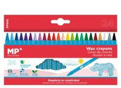 Kredki, ołówki, pastele i pisaki - Kredki Woskowe 24 Kolorów Mp Mp - miniaturka - grafika 1