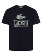 Koszulki i topy damskie - Lacoste - T-shirt z nadrukiem z logo, niebieski - miniaturka - grafika 1