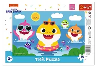 Puzzle - Trefl Puzzle 15 Wesołe rekiny - miniaturka - grafika 1