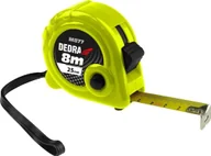 Inne urządzenia pomiarowe - Dedra Miarka 8mx25mm, 2 x STOP PRZYWIESZKA - miniaturka - grafika 1