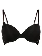 Biustonosze - Tommy Hilfiger Damski biustonosz push-up Kobiety czarny jednolity, 80C - miniaturka - grafika 1