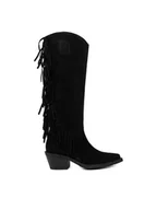 Kozaki damskie - Badura Kozaki EO-AZARIA-0791-25 Czarny - miniaturka - grafika 1