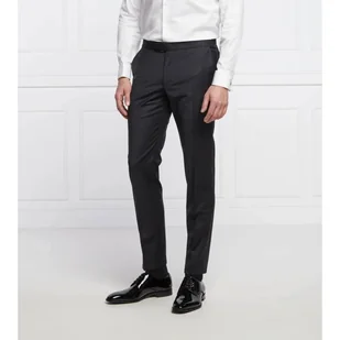 Joop! Wełniane spodnie Bask Slim Fit - Spodnie męskie - miniaturka - grafika 1