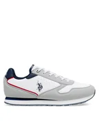 Buty dla chłopców - U.S. Polo Assn. Sneakersy NOBIK001C Biały - miniaturka - grafika 1