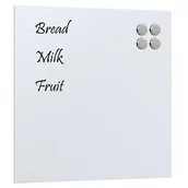 Tablice i flipcharty - vidaXL Tablica magnetyczna ścienna biała 40x40 cm szkło hartowane - miniaturka - grafika 1