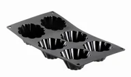 Akcesoria gastronomiczne - De Buyer Silikonowa forma 6 x babeczka 80x35 mm | , MoulFlex Pro D-1964.01 - miniaturka - grafika 1