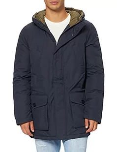 Geox M Calgary Long JKT Parka męska, niebieski (Blue Nights F4386), 50 - Kurtki męskie - miniaturka - grafika 1