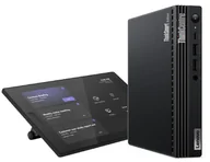 Mini PC - Lenovo ThinkSmart Tiny Kit + Controller Intel® Core™ i3 i3-13100T 16 GB DDR4-SDRAM 256 GB SSD Windows 11 IoT Enterprise Mini PC Czarny 12XH0008MT - miniaturka - grafika 1