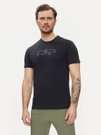 Koszulki męskie - CMP T-Shirt 32D8147P Granatowy Regular Fit - miniaturka - grafika 1