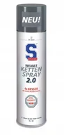 Części motocyklowe - S100 Biały Smar Do Łańcucha W Sprayu 400ML - miniaturka - grafika 1