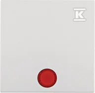 Klawisze i ramki - Hager polo Berker B.1/B.3/B.7 Glas Klawisz pojedynczy do łącznika z 5 dołączonymi soczewkami śnieżnobiały 16211909 16211909 - miniaturka - grafika 1
