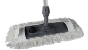 TTS kompletny mop "Dual System" 40 cm - kij metalowy 2-częściowy (1010), wkład mikrofibra - Miotły, szufle, mopy - miniaturka - grafika 1