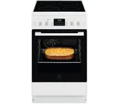Kuchenki gazowo-elektryczne - Electrolux 500 LKR540266W Termoobieg - miniaturka - grafika 1