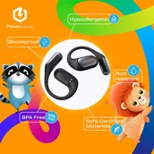 Słuchawki - PowerLocus Bluetooth Headphones Mkids - miniaturka - grafika 1