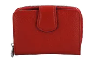 Portfele - Portfel skórzany młodzieżowy - kolorowy - Czerwony - miniaturka - grafika 1