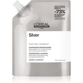 Szampony do włosów - L'Oréal Professionnel Silver Professional Shampoo Szampon do włosów Napełnienie 500 ml - miniaturka - grafika 1