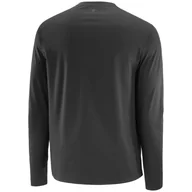 Koszulki sportowe męskie - Koszulka męska Salomon Trackline LS Tee Rozmiar: XL / Kolor: czarny - miniaturka - grafika 1