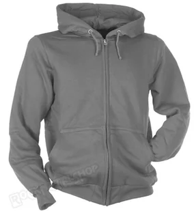 bluza SZARA bez nadruku, rozpinana z kapturem-M - Bluzy męskie - miniaturka - grafika 1
