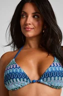 Stroje kąpielowe - Hunkemöller Trójkątny top od bikini Cali Niebieski - miniaturka - grafika 1