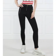Dresy damskie - Pinko Spodnie | Skinny fit - miniaturka - grafika 1