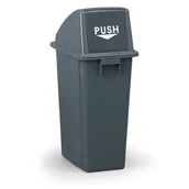 Kosze biurowe - B2B Partner Kosz na smieci, 60 l, 320 x 440 x 790 mm, szary AF07309 - miniaturka - grafika 1