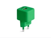 Ładowarki do telefonów - COLORUM ładowarka sieciowa USB-A + USB-C PD 30W CLS30-AC-04 xGreen - miniaturka - grafika 1