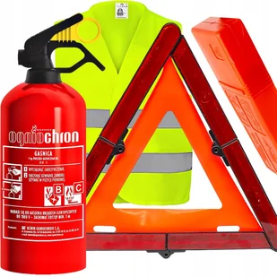 Gaśnica 1kg Ogniochron Trójkąt Ostrzegawczy Micro-Fold Kamizelka Odblaskowa - Akcesoria motoryzacyjne Gaśnica 1kg Ogniochron Trójkąt Ostrzegawczy Micro-Fold Kamizelka Odblaskowa - Akcesoria motoryzacyjne - miniaturka - grafika 1