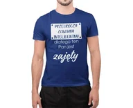 Walentynki - Koszulka na walentynki dla chłopaka z napisem PRZEUROCZY ZABAWNY INTELIGENTNY - miniaturka - grafika 1