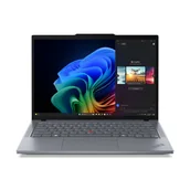 Laptopy - Lenovo ThinkPad T14 Gen 6 (AMD) Copilot+ PC AMD Ryzen AI 5 340 (14") WUXGA 16 GB DDR5-SDRAM 256 GB SSD Wi-Fi 7 (802.11be) Windows 11 Pro Szary 21QJ00CRUS - miniaturka - grafika 1